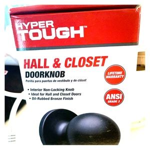 Hall and closet door knob